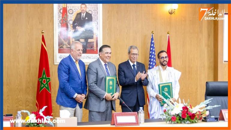 توقيع اتفاقية توأمة بين الداخلة وكولومبوس الأمريكية