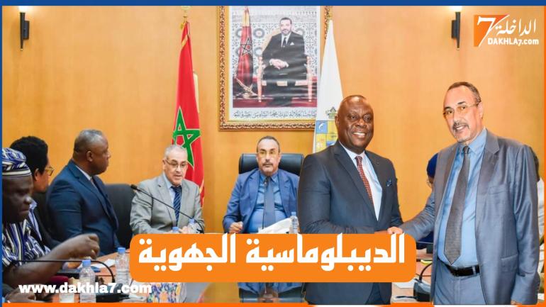 الخطاط ينجا يستقبل وفد سيراليوني هام