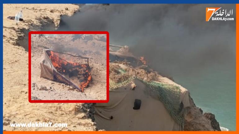 اتلاف عدد من الاكواخ الخشبية المستغلة من طرف اصحاب الشامبريرات بنفوذ جماعة امليلي