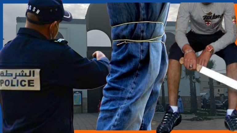 استعمال السلاح الوظيفي لتوقيف جانح عرّض أمن المواطنين لتهديد خطير قرب مبنى الصناعة التقليدية بالداخلة