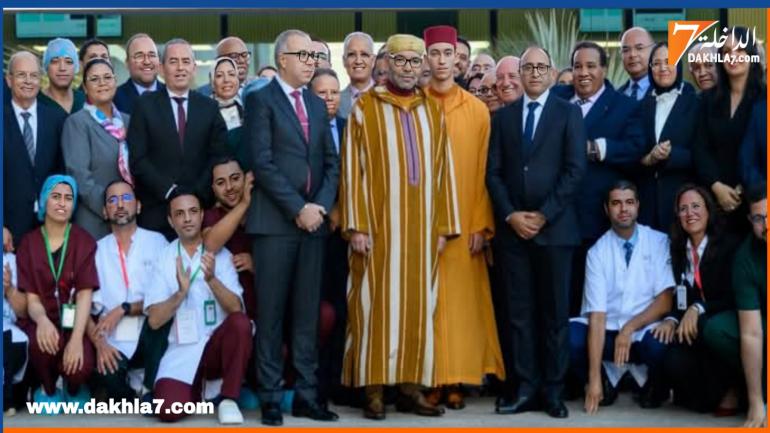 الملك محمد السادس يدشن المركب الاستشفائي الجامعي الدولي محمد السادس للرباط