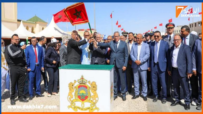 بركة يعطي انطلاقة توسيع وتقوية الطريق الوطنية رقم 1 – وتثنية الطريق بالمعبر الحدودي الكركرات