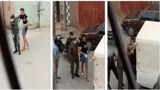 مراكش..توقيف عنصرين من القوات المساعدة عن العمل بعد ظهورهما يعنفان شخصا أثناء تطبيق حالة الطوارئ الصحية