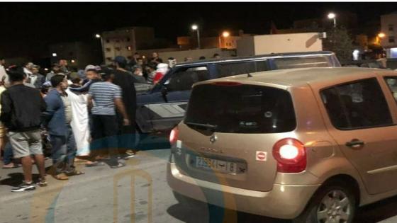 ياربي السلامة … كسيدة خايبة  قرب محطة الطاكسيات بالداخلة