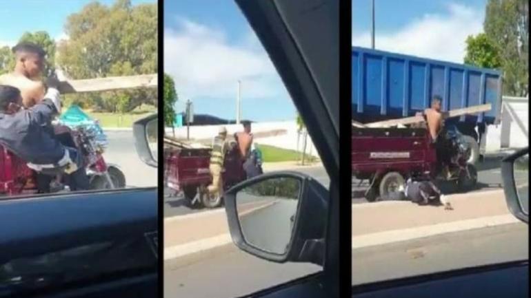 تفاصيل فقضية مول التريبورتور لي تبعو بوليسي فسلا..تفتح بحث و2 متورطين فهاد الحادث كيقلبو عليهم البوليس