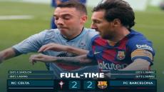 الدوري الاسباني..برشلونة يتخبط بتعادل مخيب مع سيلتا فيجو