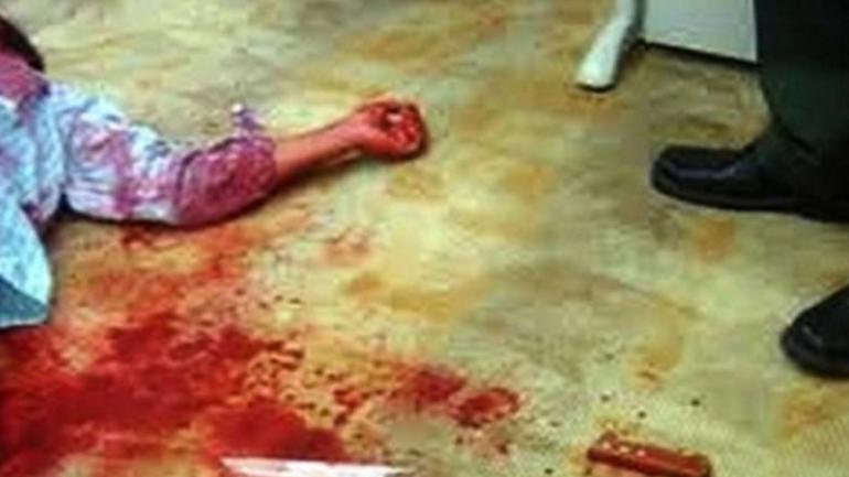 ياربي السلامة..زوج يذبح زوجته بدم بارد أمام أبنائه بكليميم..