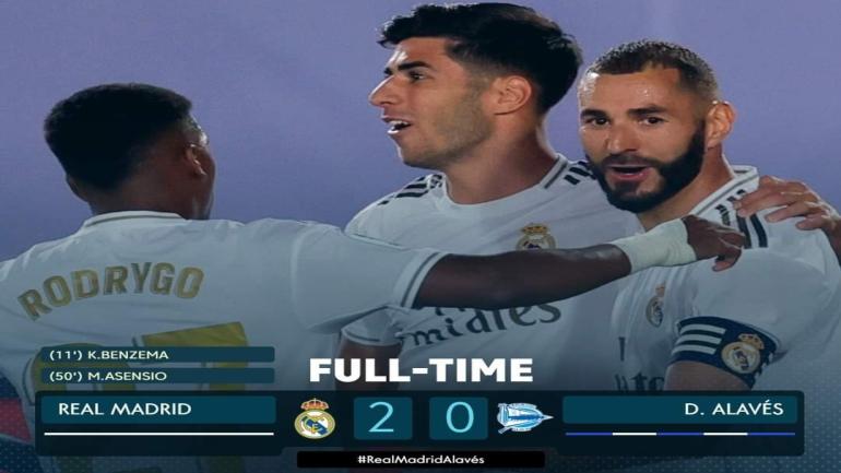 الدوري الإسباني..قطار الريال يدهس ألافيس وينفرد بصدارة الليجا