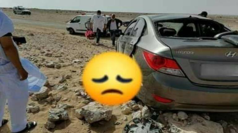 ياربي السلامة..كسيدة وقعات هاذ صباح بين السمارة ولعيون{ بطريق الموت}