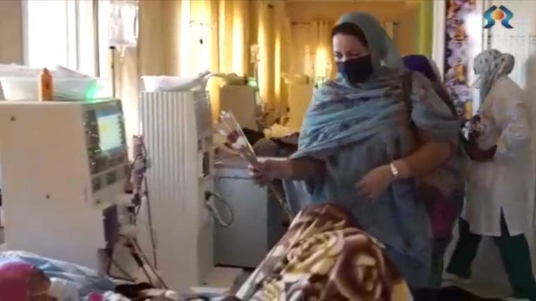 بادرة تستحق كل التنويه:زيارة عضوات ورئيسة اللجنة الجهوية لحقوق الانسان للمركز الجهوي لتصفية الدم الداخلة