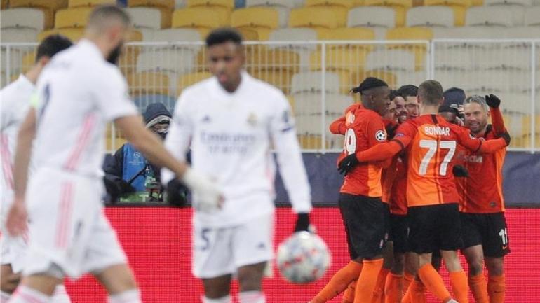 شامبيونزليج..ريال مدريد مُهدد بالخروج من الأبطال بعد هزيمة من شاختار