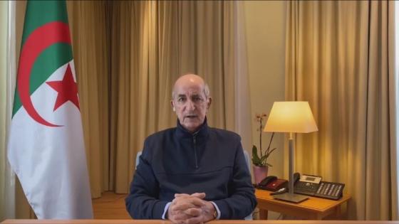 أول ظهور للرئيس الجزائري عبد المجيد تبون على التلفزيون منذ 15 أكتوبر