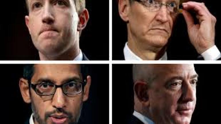 محاكمة تاريخية لفيسبوك وجوجل وأمازون وآبل