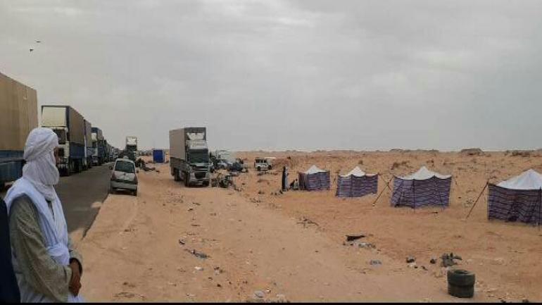 بيان مجموعة التجار الصحراويين المعتصمين بالمعبر الحدودي الكركرات